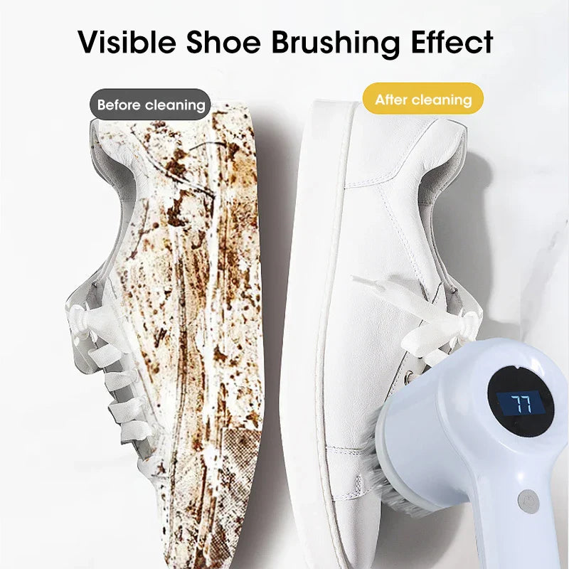 Effortless Spin Cleaning Brush