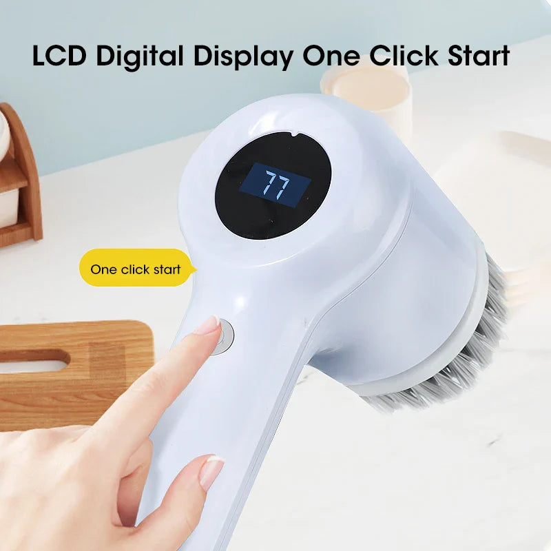 Effortless Spin Cleaning Brush
